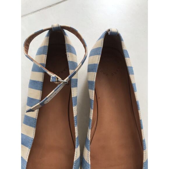 Marc by Marc Jacobs Espadrilles Striped Canvas Mouse FLAW - Picture 6 of 10